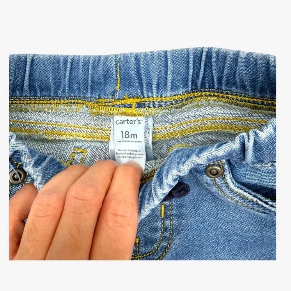 Carter's Baby Pull-On Jeans Baby Boy 18 Months
